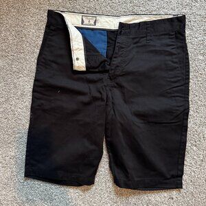 Vintage Volcom Chino Shorts | Black Casual Walk Shorts Size 30